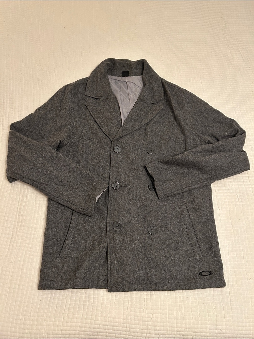Vintage Grey Oakley Light Weight Pea Coat